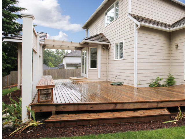 get rid of raccoons under deck